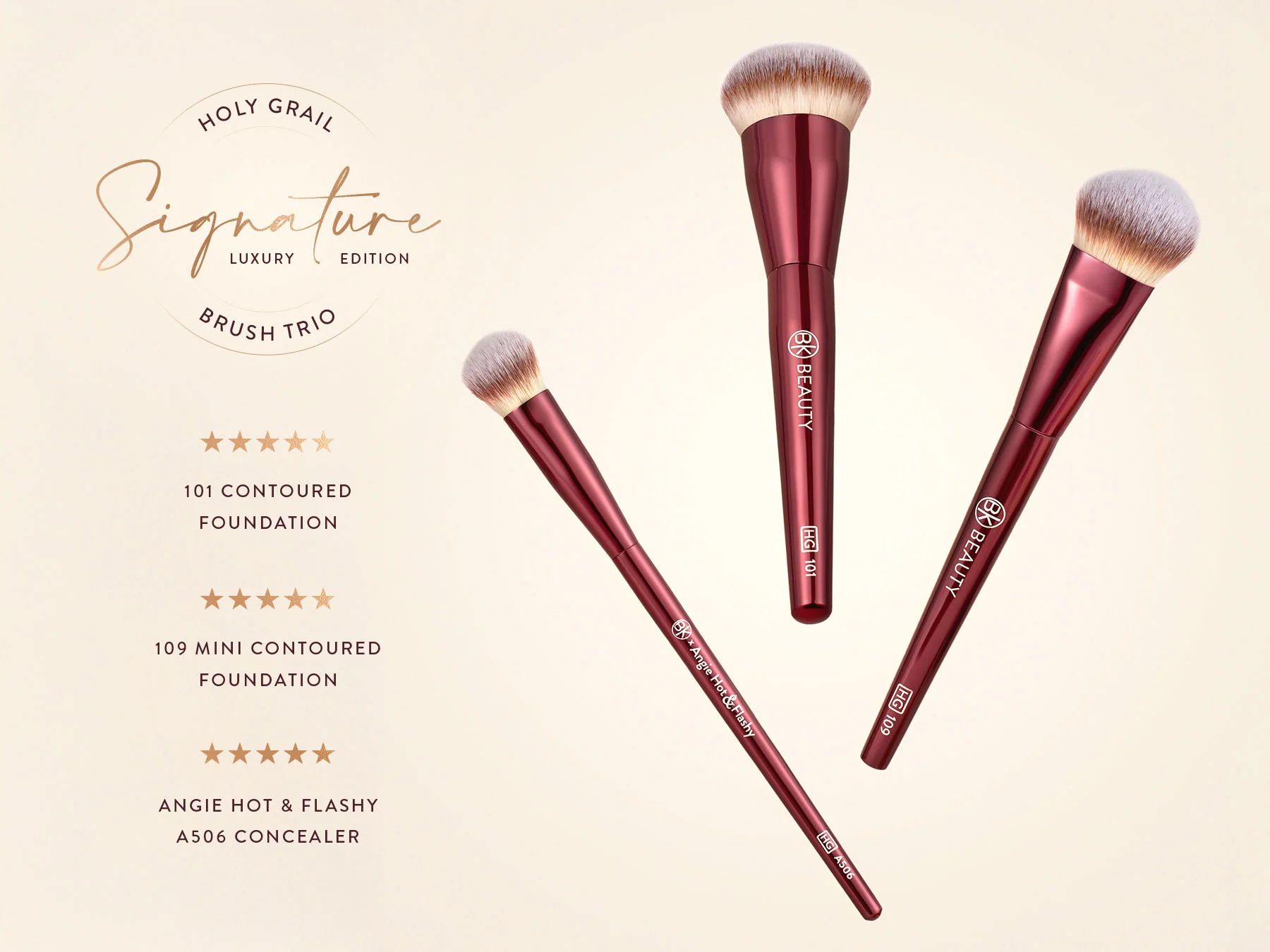 Holy Grail Brush Trio - Signature Series - Image 2